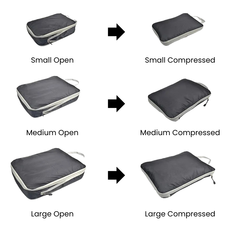 CompressCube - Compressible Storage Bag (3pcs)