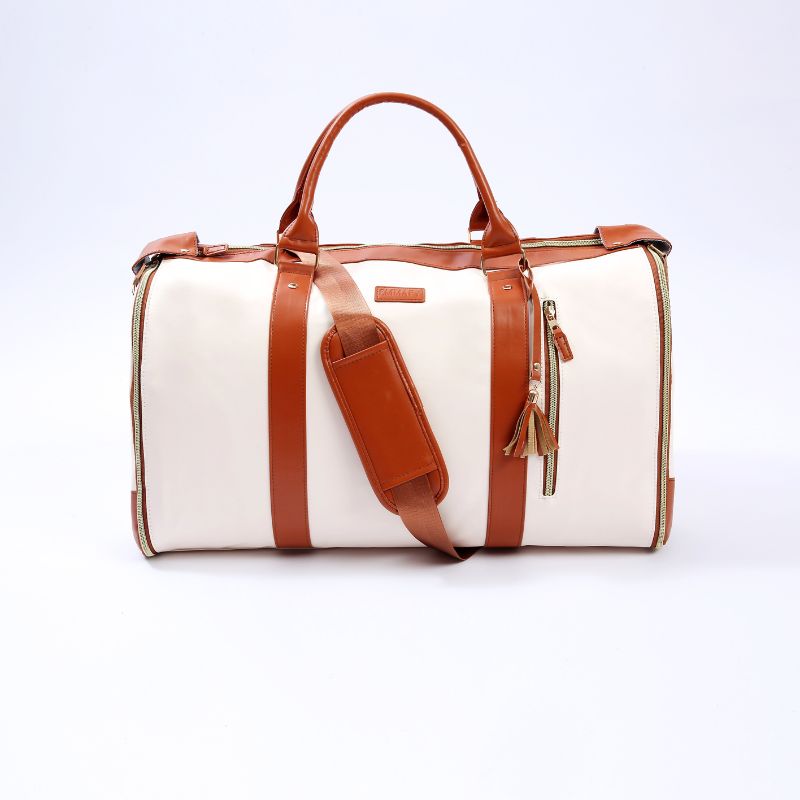 duffel and travel bags women Large Duffle Bag knit stitch make it bear heavier weight stuff without tearing Stylish Canvas Duffle Bag Waterproof