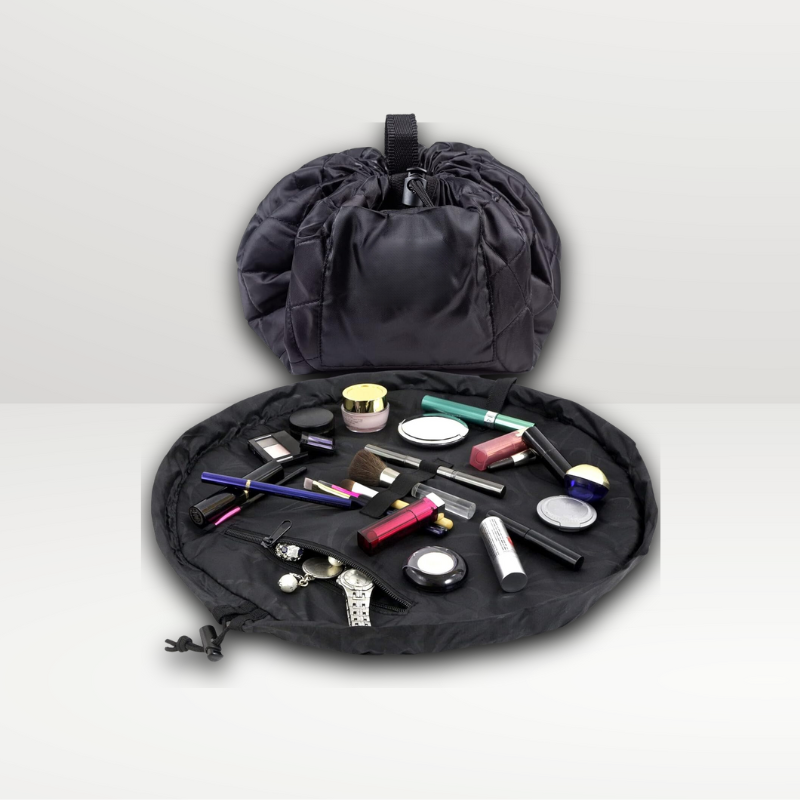 Drawstring cosmetic bag best sale