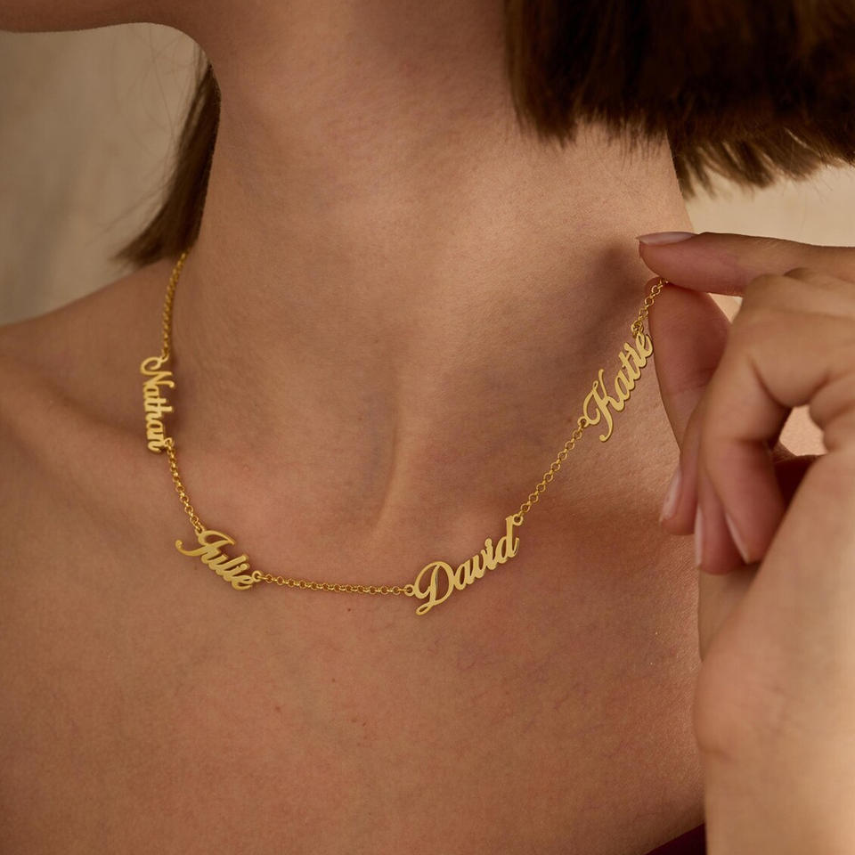 Custom Name Necklace — Gold supplier image 1