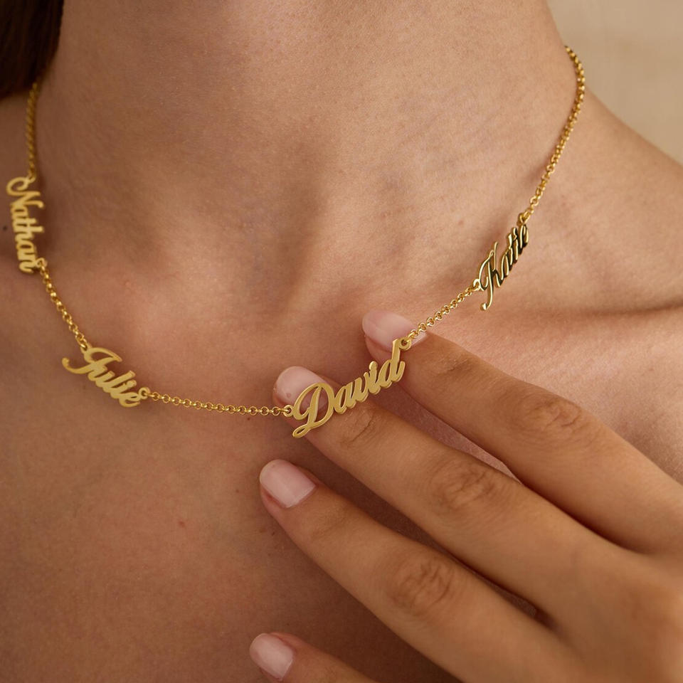 Custom Name Necklace — Gold supplier image 3