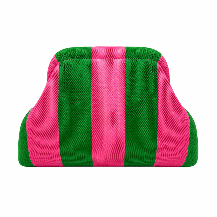 Striped Pink and Green
