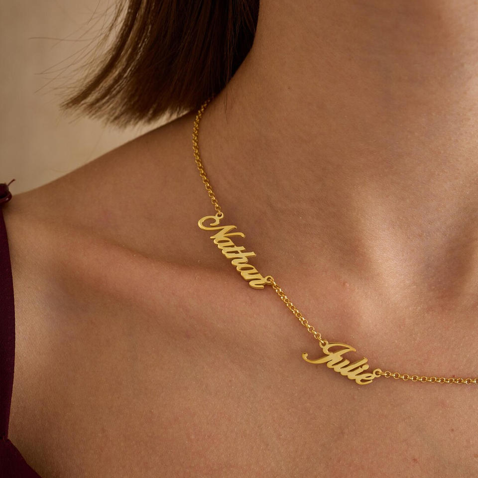 Custom Name Necklace — Gold supplier image 5