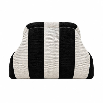 Striped Black and Cream