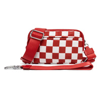 Checkered red