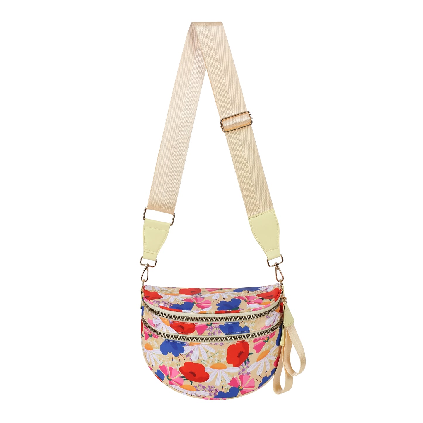 linear-gradient(125deg, #f5e8c0 50%, #d42020 50%)