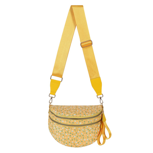 linear-gradient(135deg, #f5c878 0 50%, #ffffff 50% 100%)