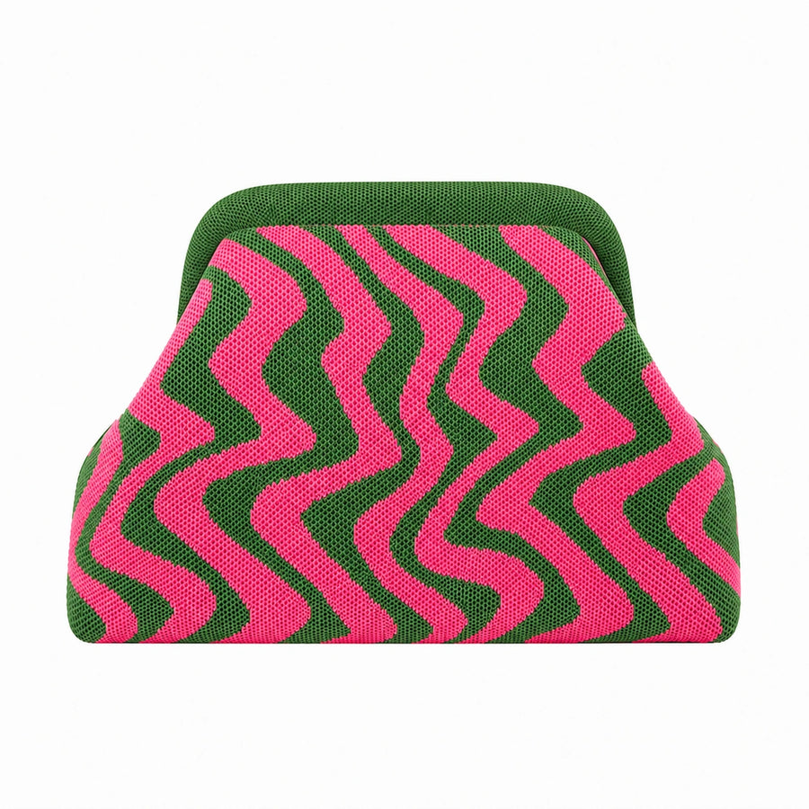 Wavy Pink and Green