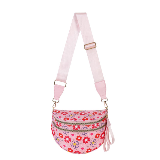 linear-gradient(135deg, #ffb3d9 0 50%, #ff3333 50% 100%)