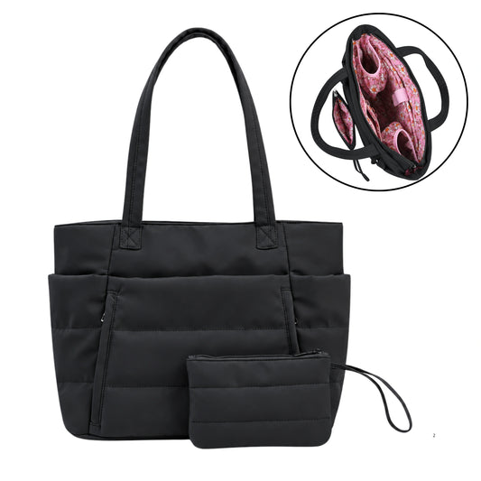 Cloudy Plus – The Organized Puffer Tote Bag