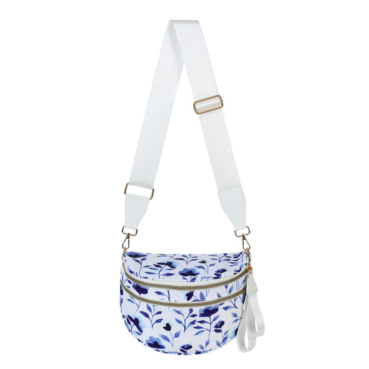 linear-gradient(135deg, #e8f2f7 0 50%, #4a5f8c 50% 100%)