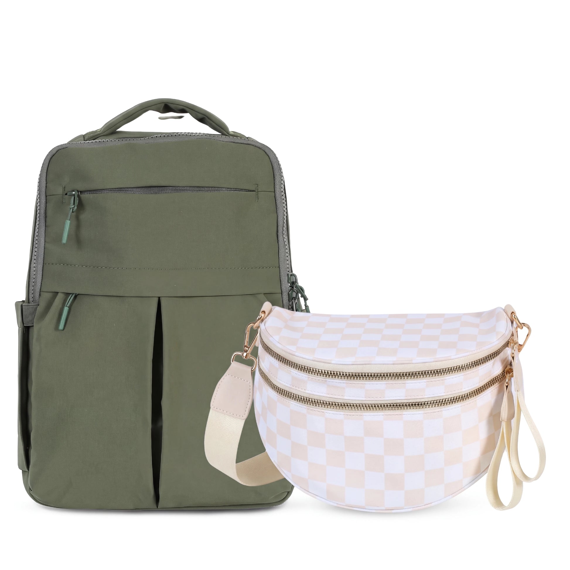 The Pack & Sling Duo — Mini Backpack + Free Crossbody