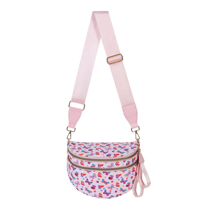 linear-gradient(135deg, #ffd9f0 0 50%, #ff3b5c 50% 100%)