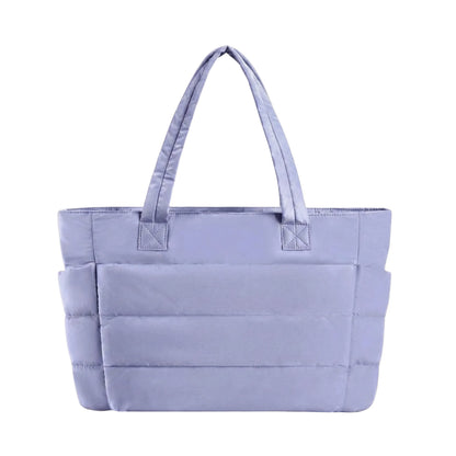 Cloudy - Puffer Tote Bag