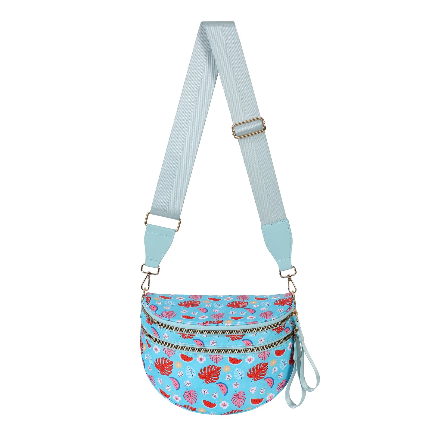 linear-gradient(135deg, #a8e6f0 0 50%, #ff3b5c 50% 100%)