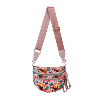 linear-gradient(125deg, #f0b0b8 50%, #e84020 50%)