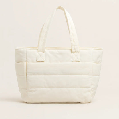 Cloudy - The Roomy Puffy Tote Bag (Fall Edition)