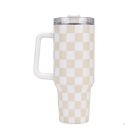 Checkered Beige