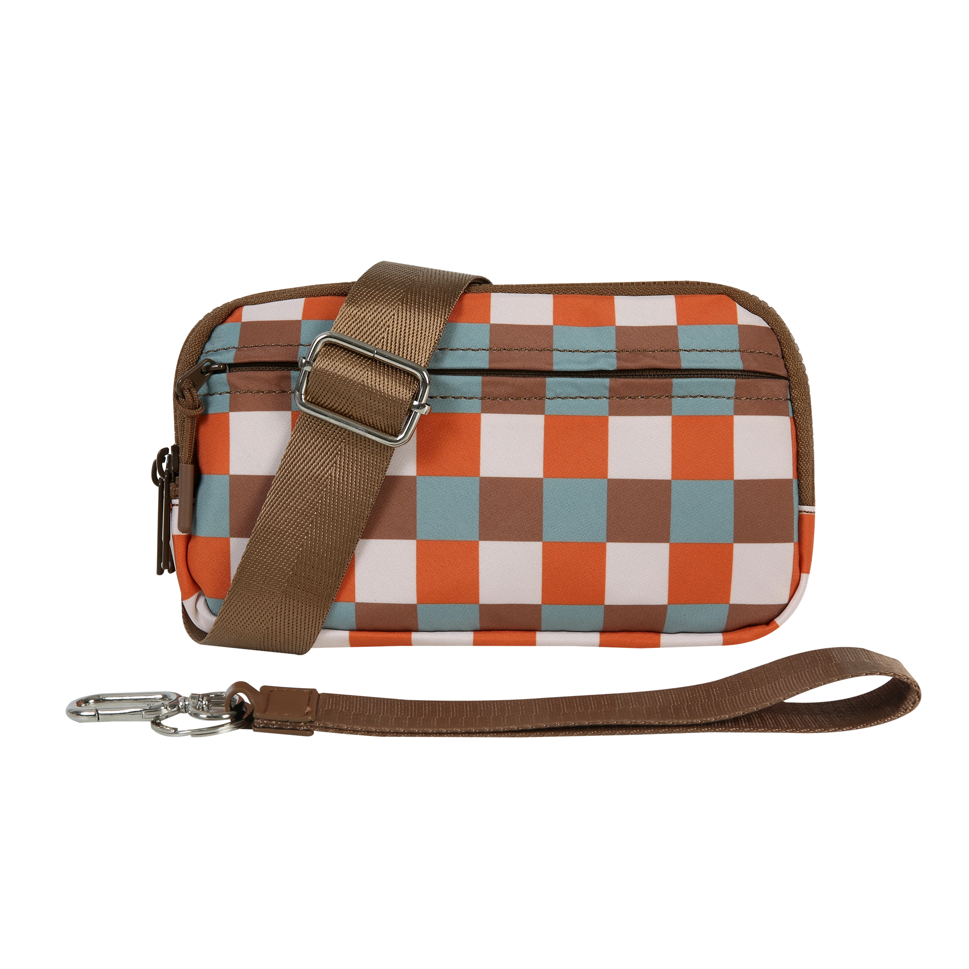 Checkered Khaki|conic-gradient(from 90deg, #8ba5a9 25%, #9a503d 0 50%, #e44e2b 0 75%, #fcefef 0)