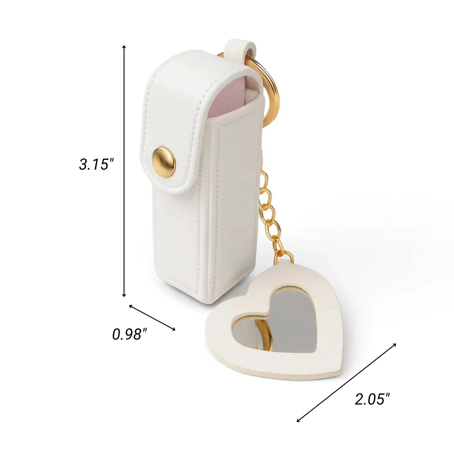 GlamCharm – Lip Gloss Holder & Mirror