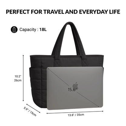 Cloudy - Puffer Tote Bag