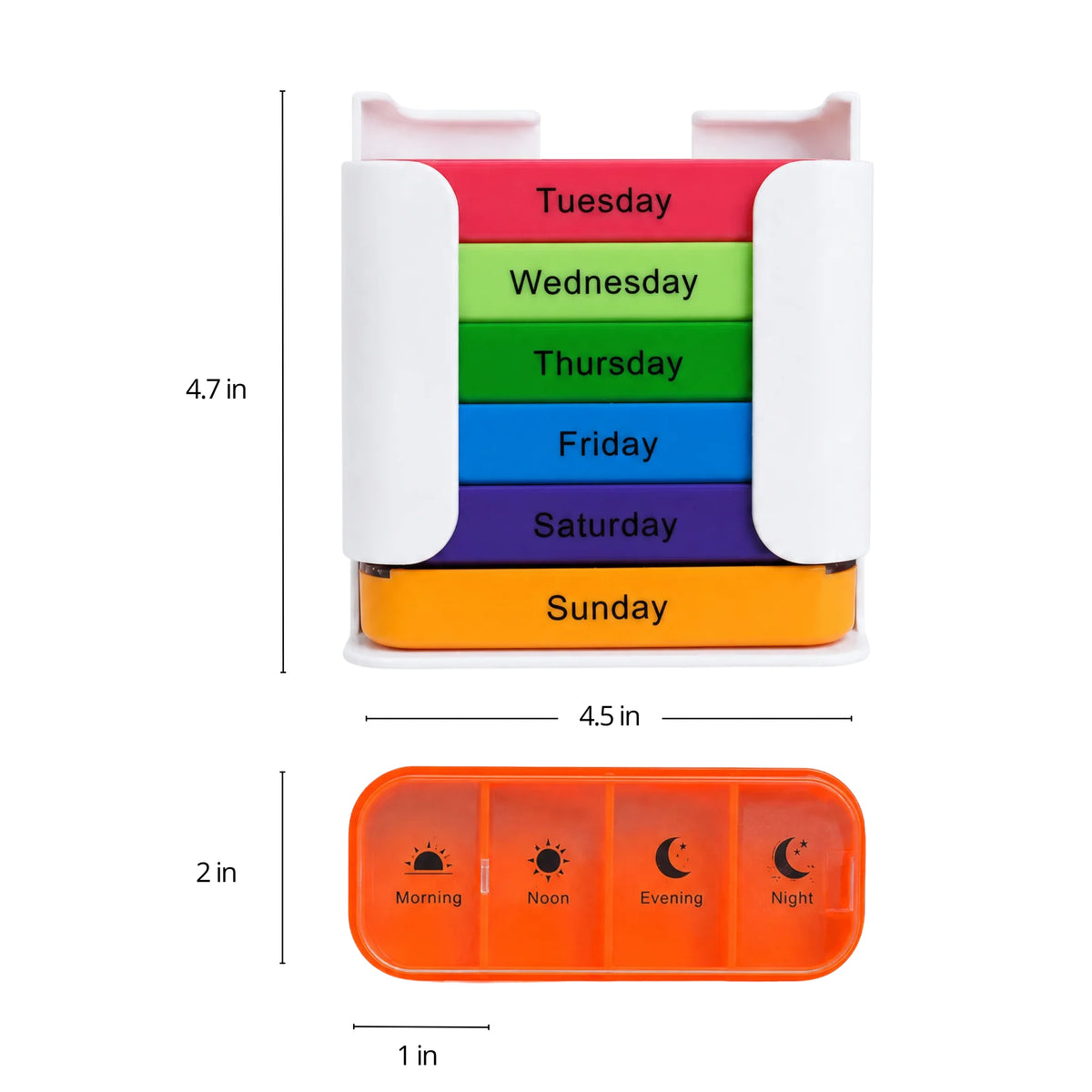 Stacky – The Slide-Out Pill Organizer