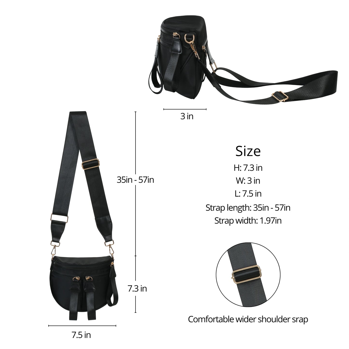 Mini GoFree - The Half-Size Crossbody