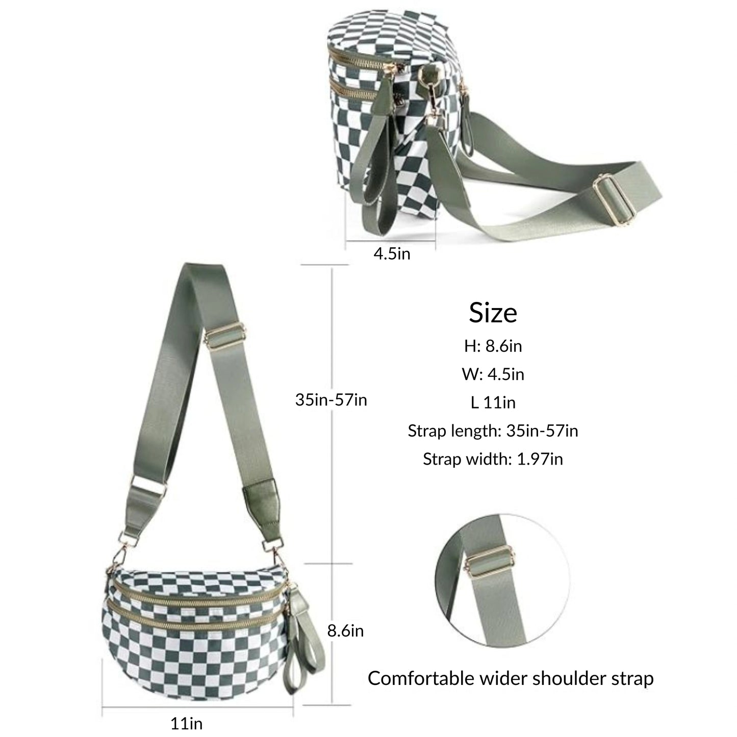 GoFree - The Roomiest Bum Bag (Solid)