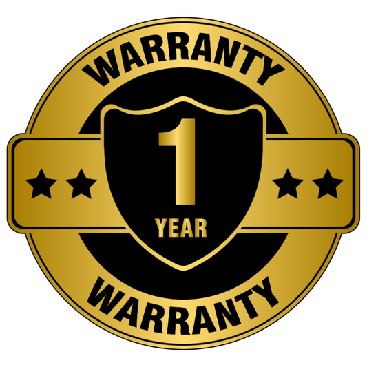 1 Year Warranty