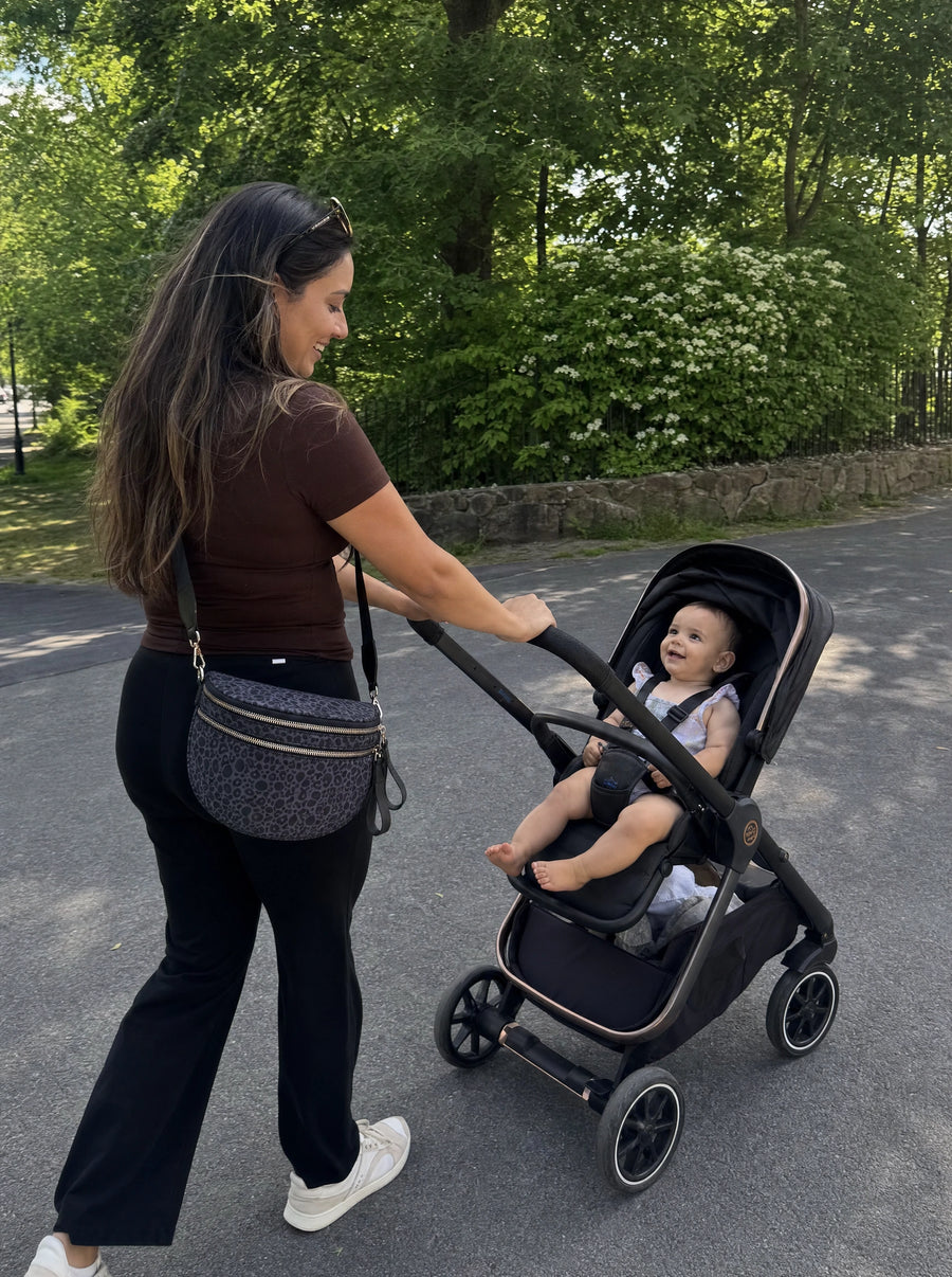 Both Hands Free — and the Strap Fits Every Body