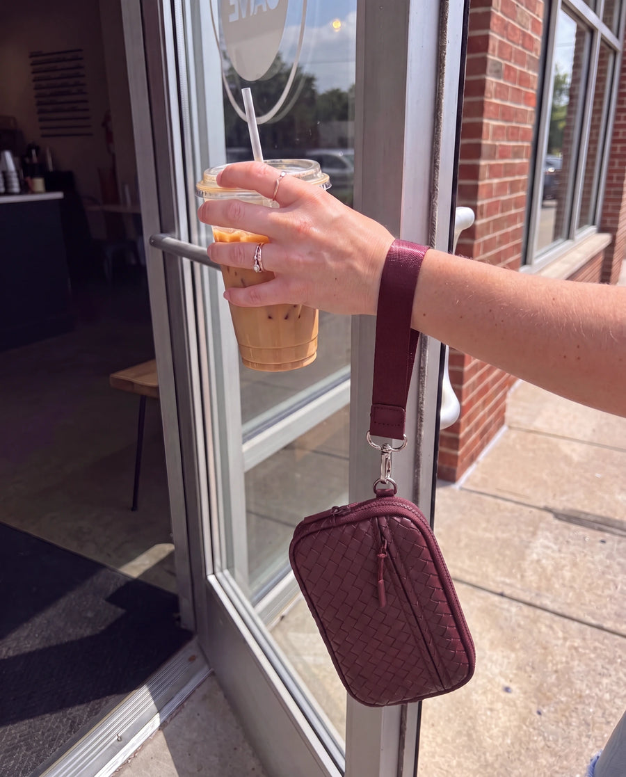 Wristlet, Crossbody, or Slipped Into Your Main Bag