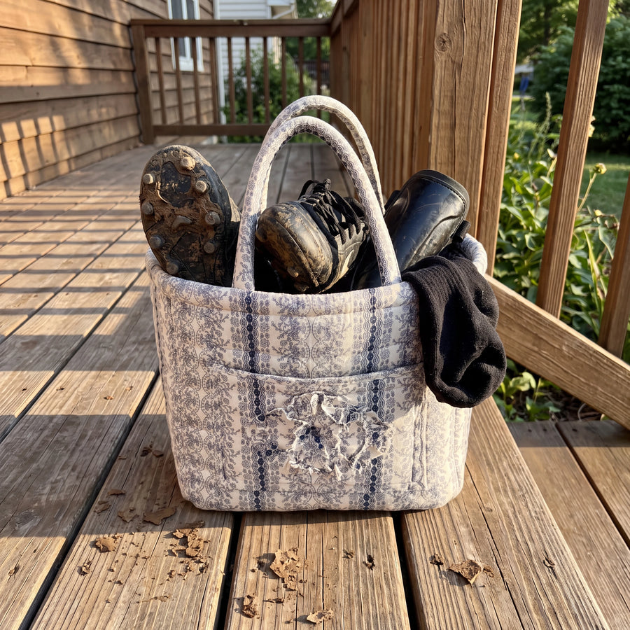 Muddy Cleats Went In. The Basket Didn't Care.