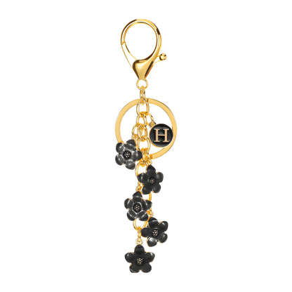 Daisy Flower Initial Letter - Bag Charm
