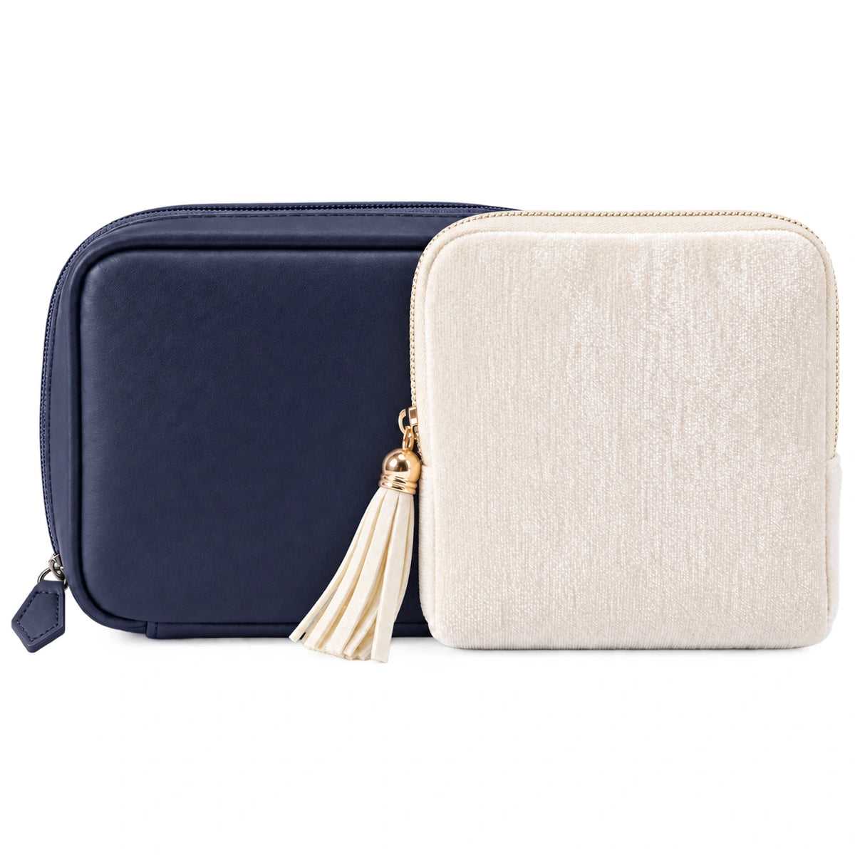 Gemmy + Pilly — Solid Cream + Solid Navy