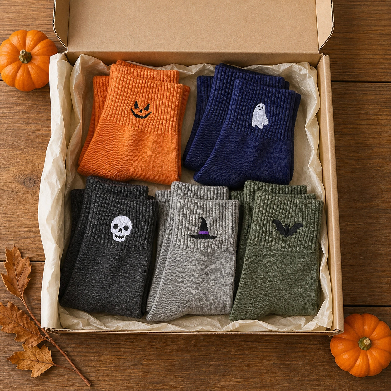 Spooky – The Halloween Socks (5 Pairs)