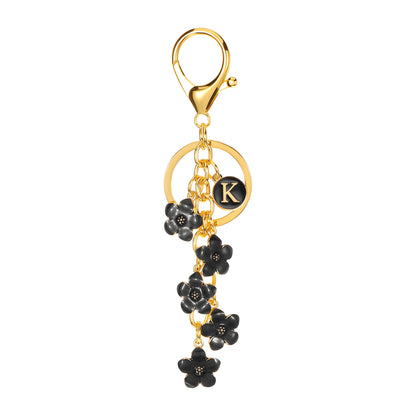 Daisy Flower Initial Letter - Bag Charm