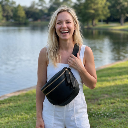GoFree - Luxe Leather Bum Bag