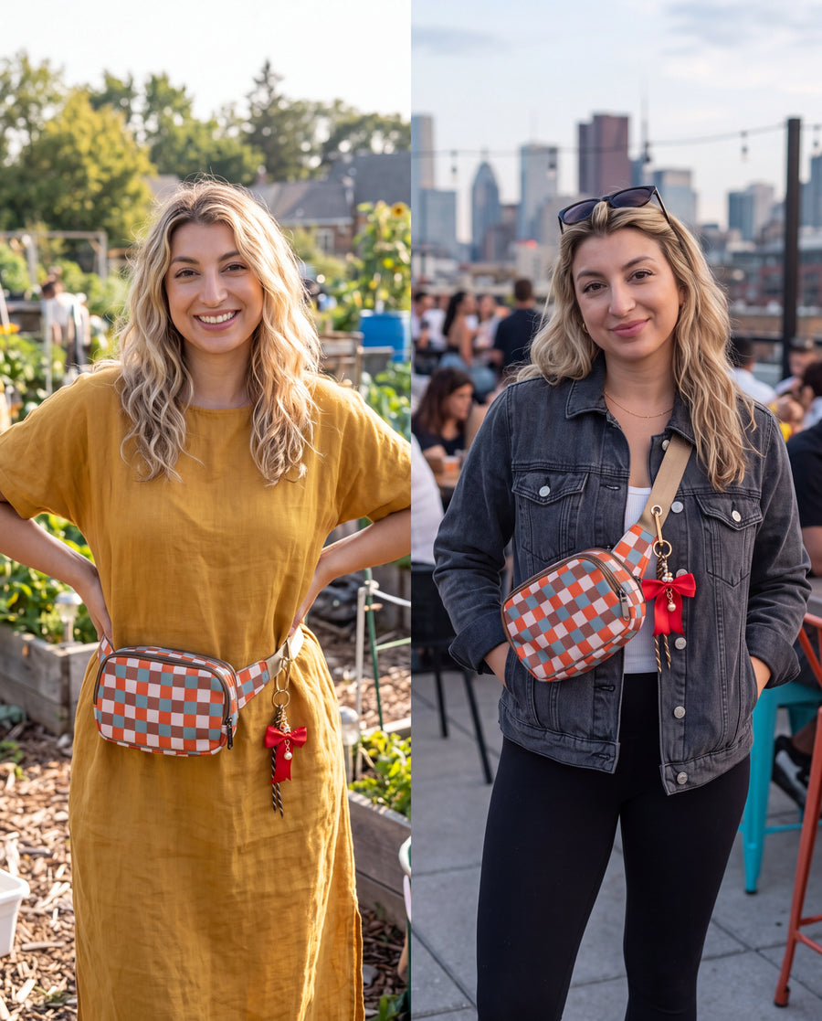Crossbody or Fanny Pack — Same Bag, Two Outfits