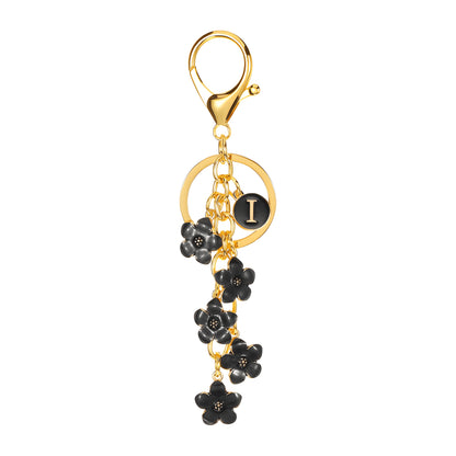 Daisy Flower Initial Letter - Bag Charm