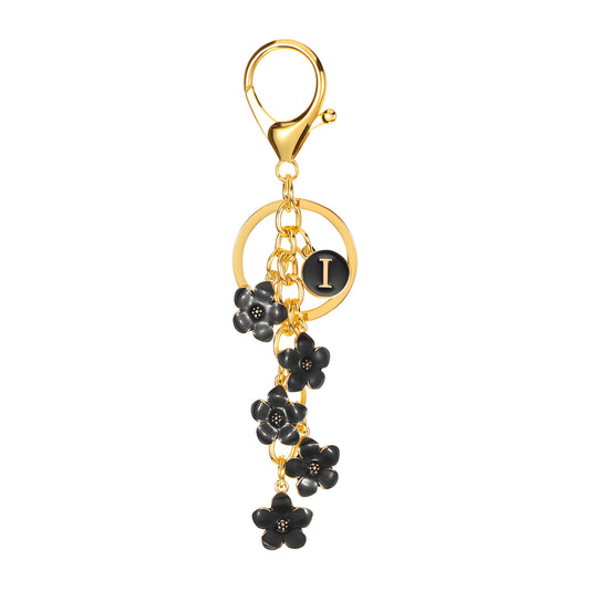 Daisy Flower Initial Letter - Bag Charm
