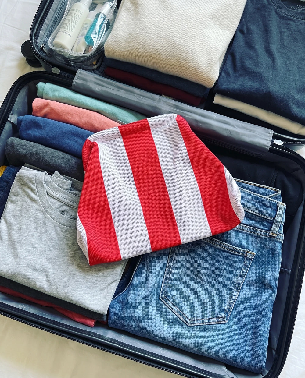 It Packs Flat in the Carry-On, Then Stands Open on the Hotel Counter