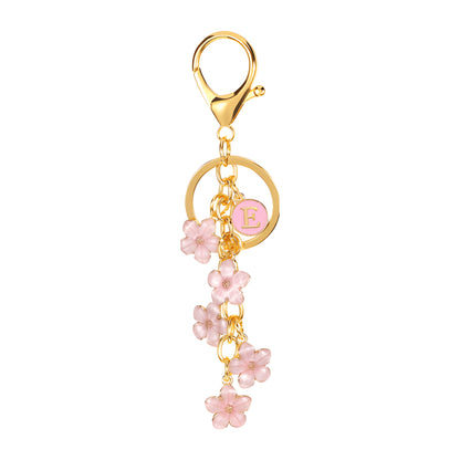 Daisy Flower Initial Letter - Bag Charm