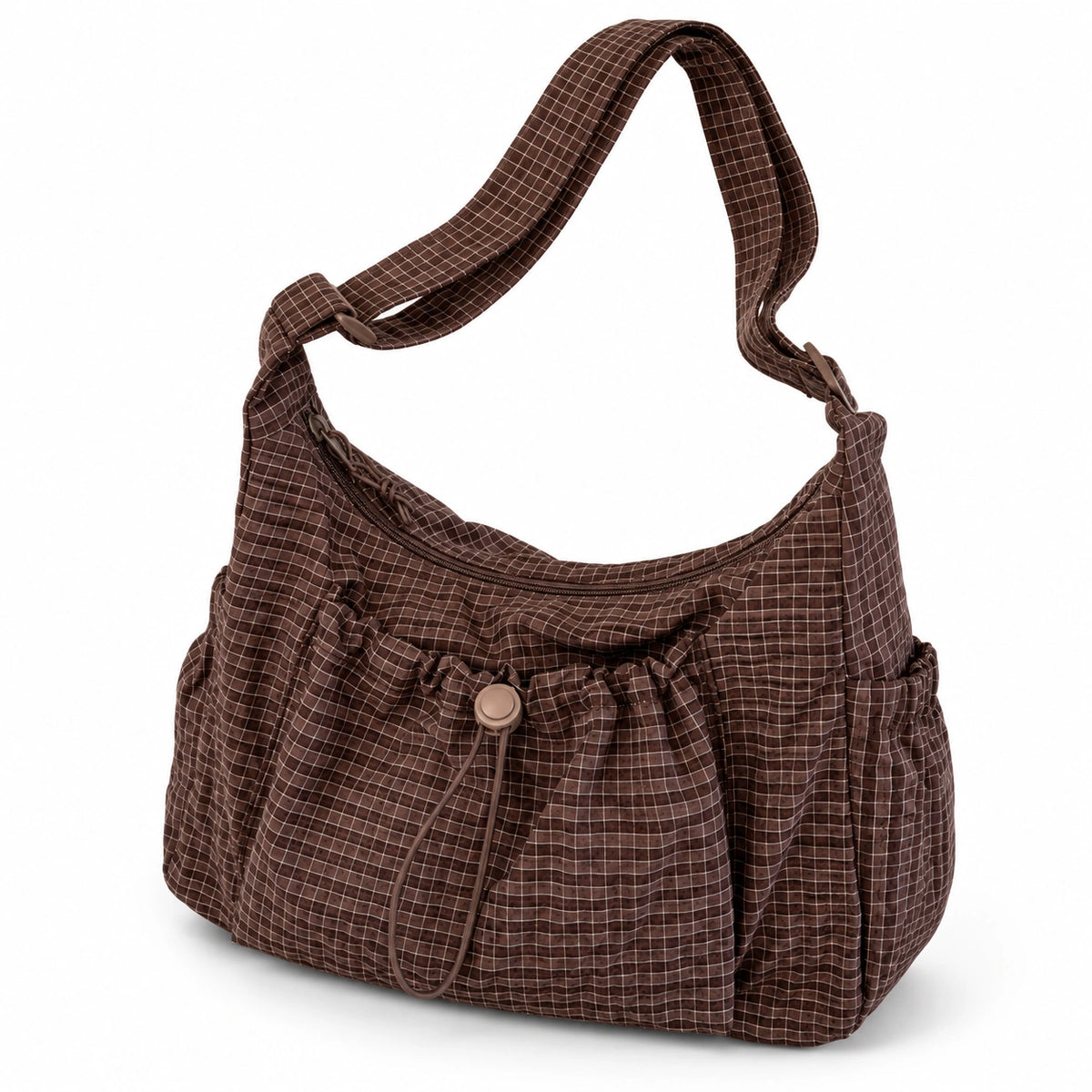 Plaidy Brown Plaid — 01 three quarter
