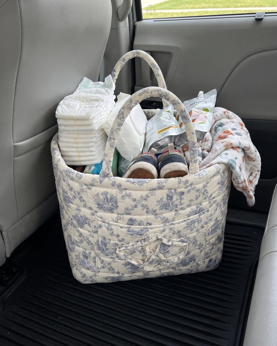 Diapers, Wipes, Snacks — Right Behind the Car Seat