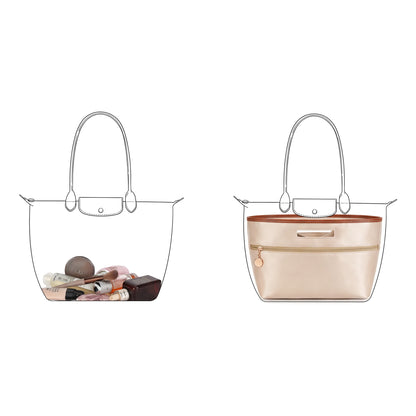 Silky – The Satin Tote Insert – 07-neat-organization