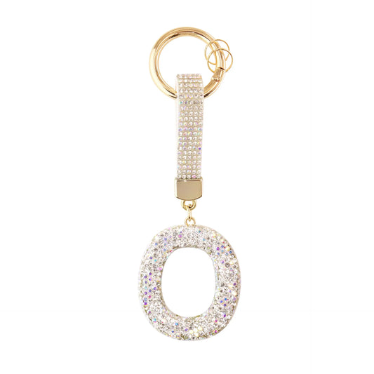 Sparkle Initial – Bag Charm (Silver)