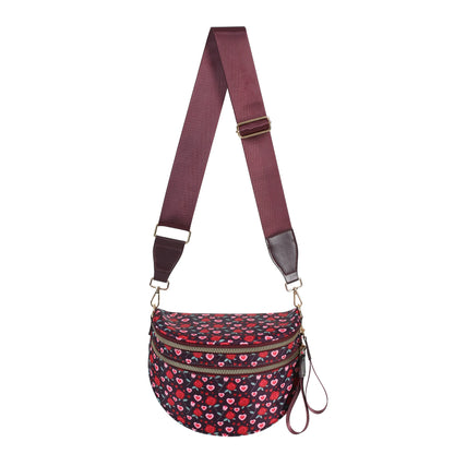 conic-gradient(
  from 90deg,
  #58252e 0 22%,     /* bordeaux foncé (base) */
  #c7353a 22% 36%,  /* rouge */
  #f4acbe 36% 50%,  /* rose clair */
  #58252e 50% 68%,  /* bordeaux foncé */
  #769da0 68% 82%,  /* accent froid */
  #f4acbe 82% 100%  /* rose clair */
)
