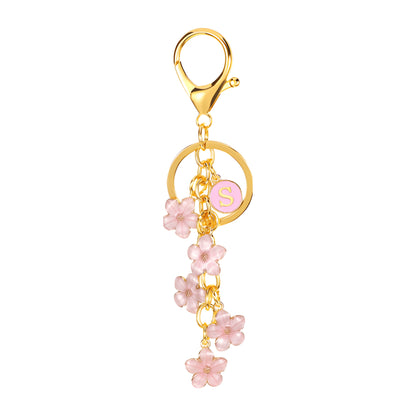 Daisy Flower Initial Letter - Bag Charm