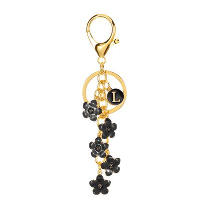 Daisy Flower Initial Letter - Bag Charm
