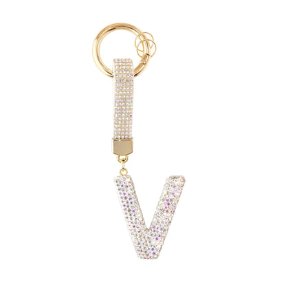 Sparkle Initial – Bag Charm (Silver)